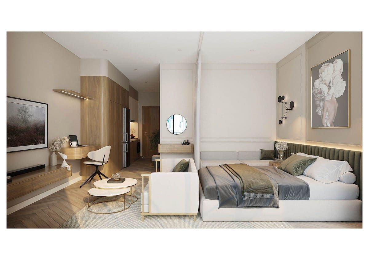 Studio tầng cao view sông Hàn – Verified